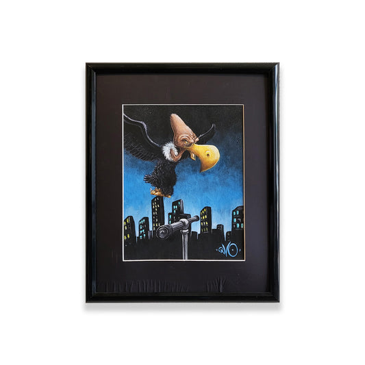 'Blowing Up the Spot' Framed Painting