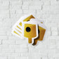 Yellow Lego thin cap sticker