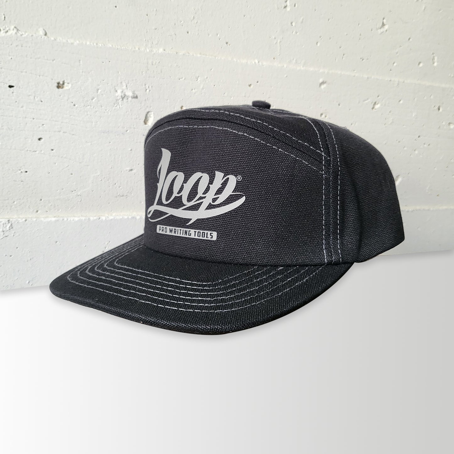 Mr Serious x Loop Colors graffiti brand black camper hat.