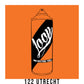 Loop colors graffiti artist spray paint in med orange..