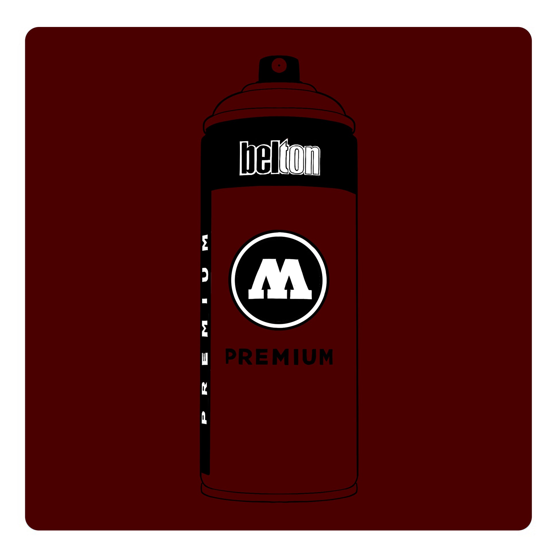 Belton Molotow premium spray paint in color Ruby Red