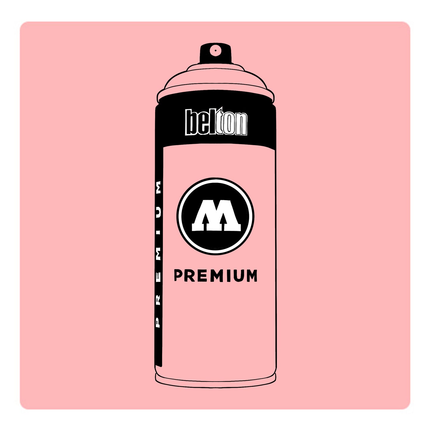 Belton Molotow premium spray paint in color Grapefruit Light