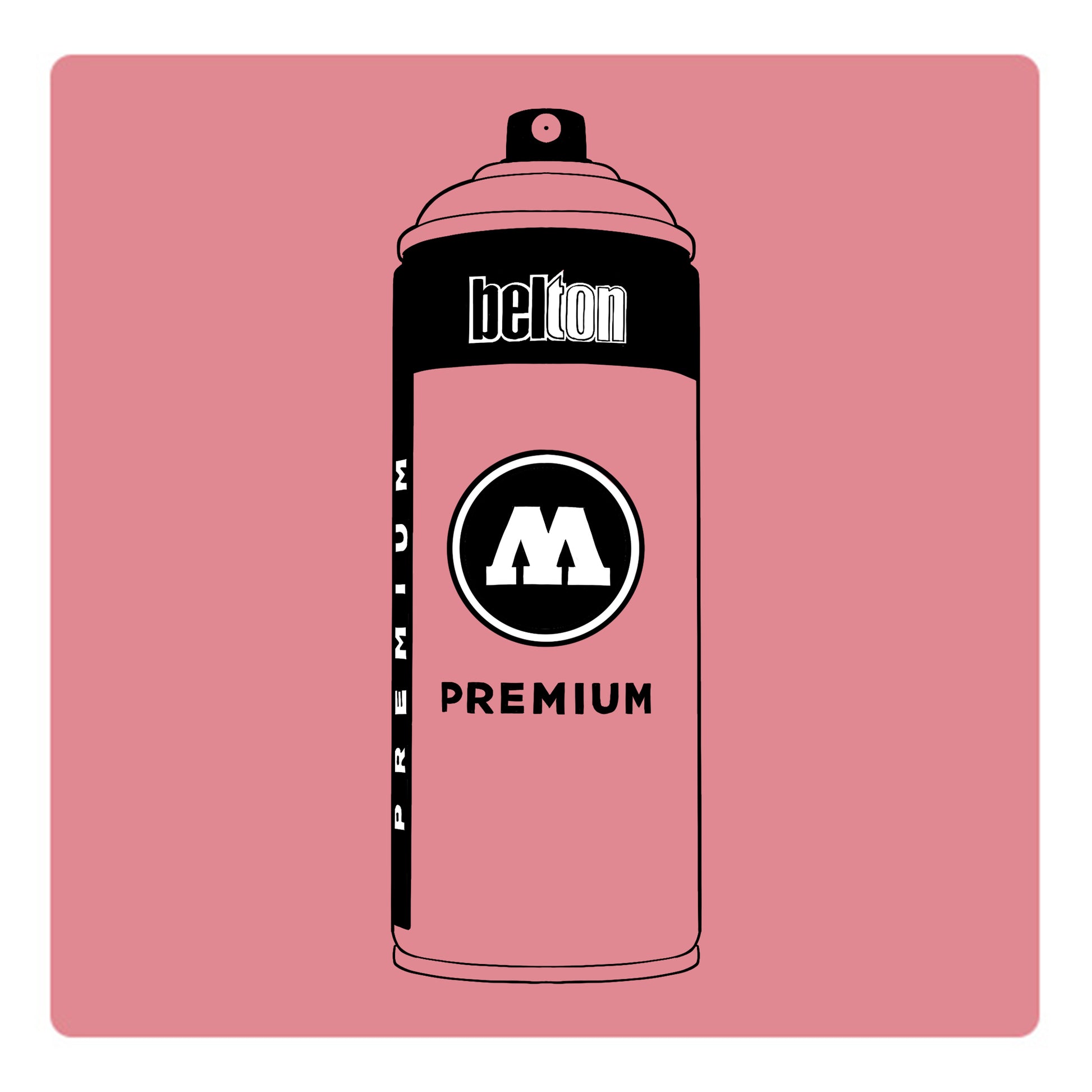 Belton Molotow premium spray paint in color Mauve Light