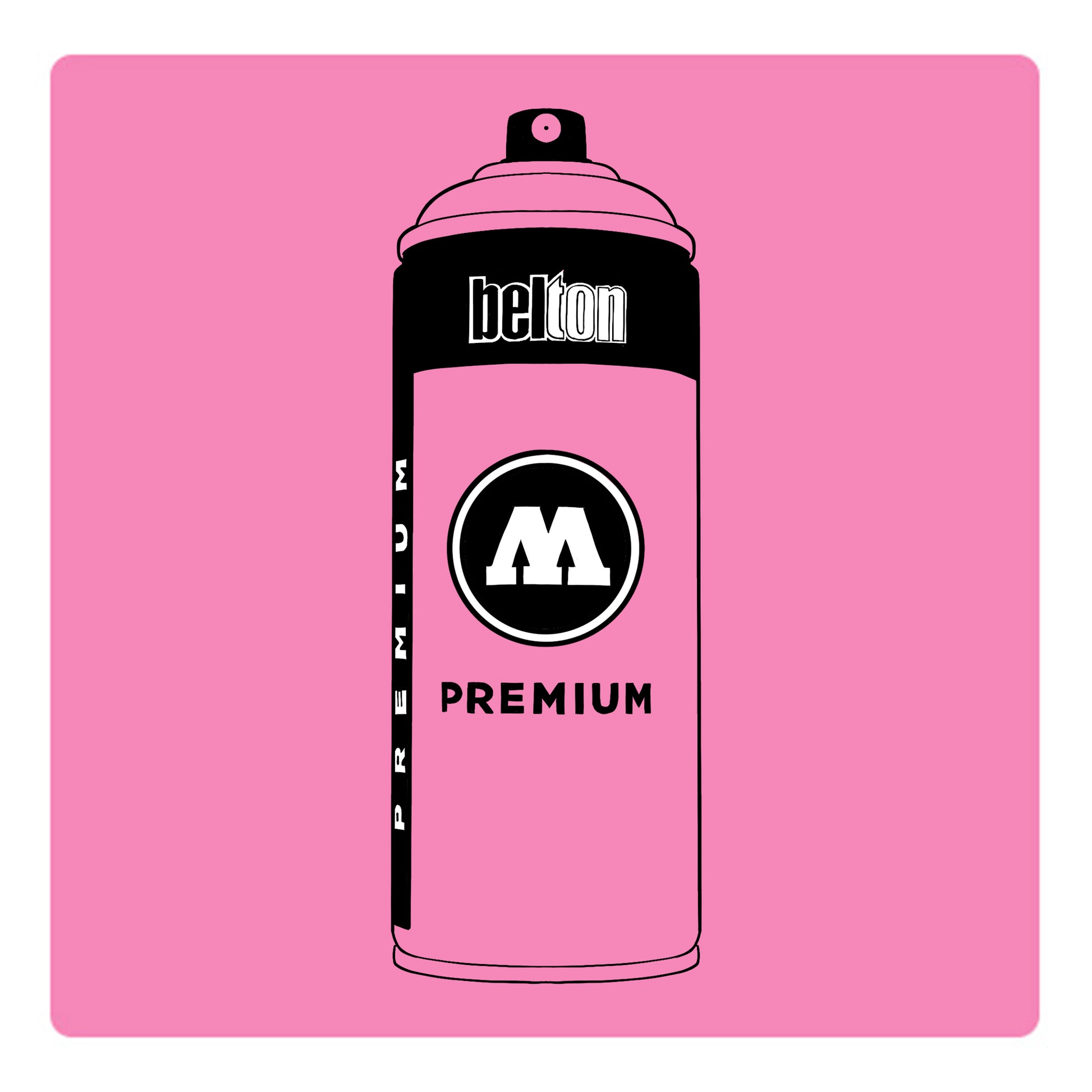 Belton Molotow premium spray paint in color Piglet Pink