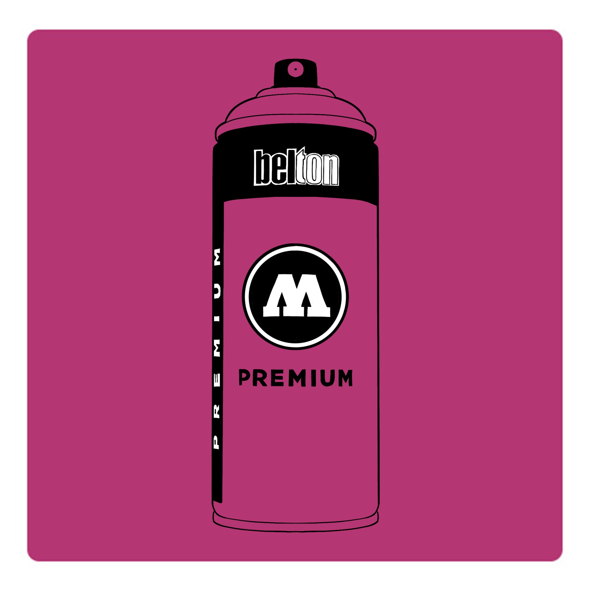 Belton Molotow premium spray paint in color Lipstick purple