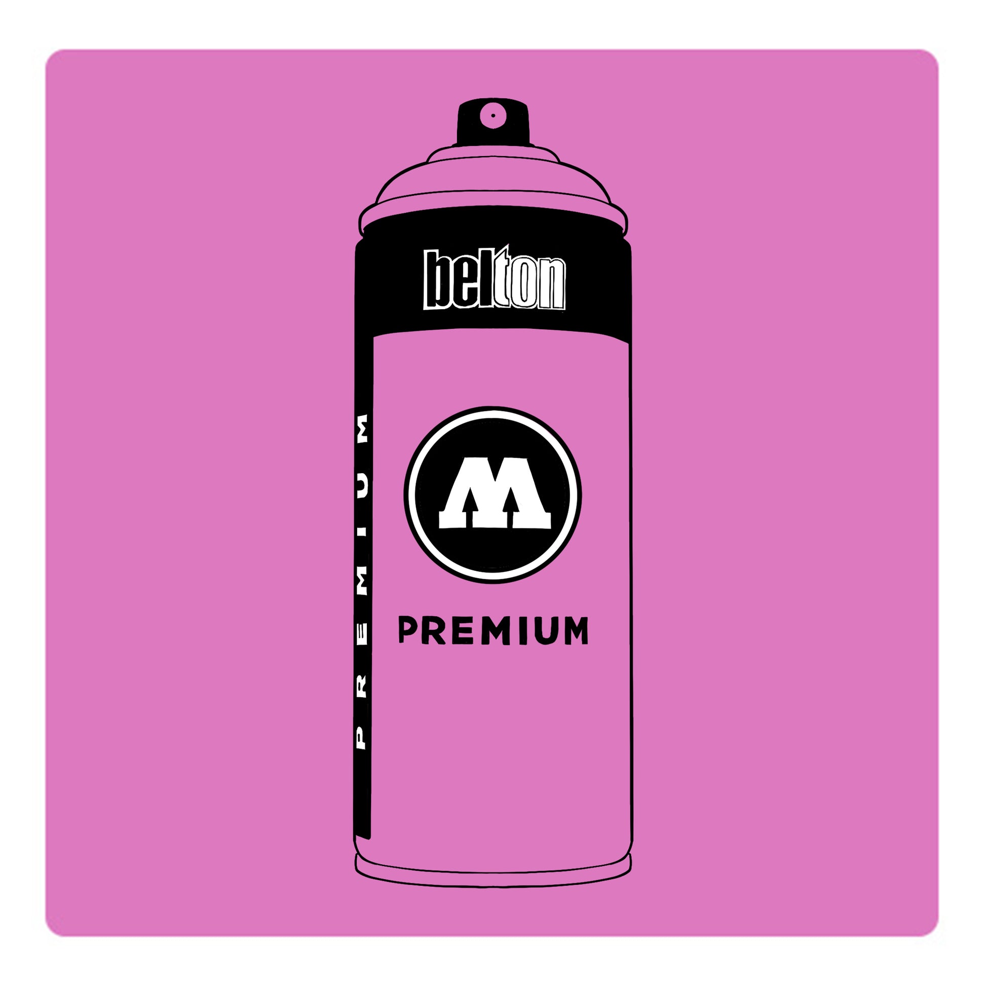 Belton Molotow premium spray paint in color TILT Bubble Pink