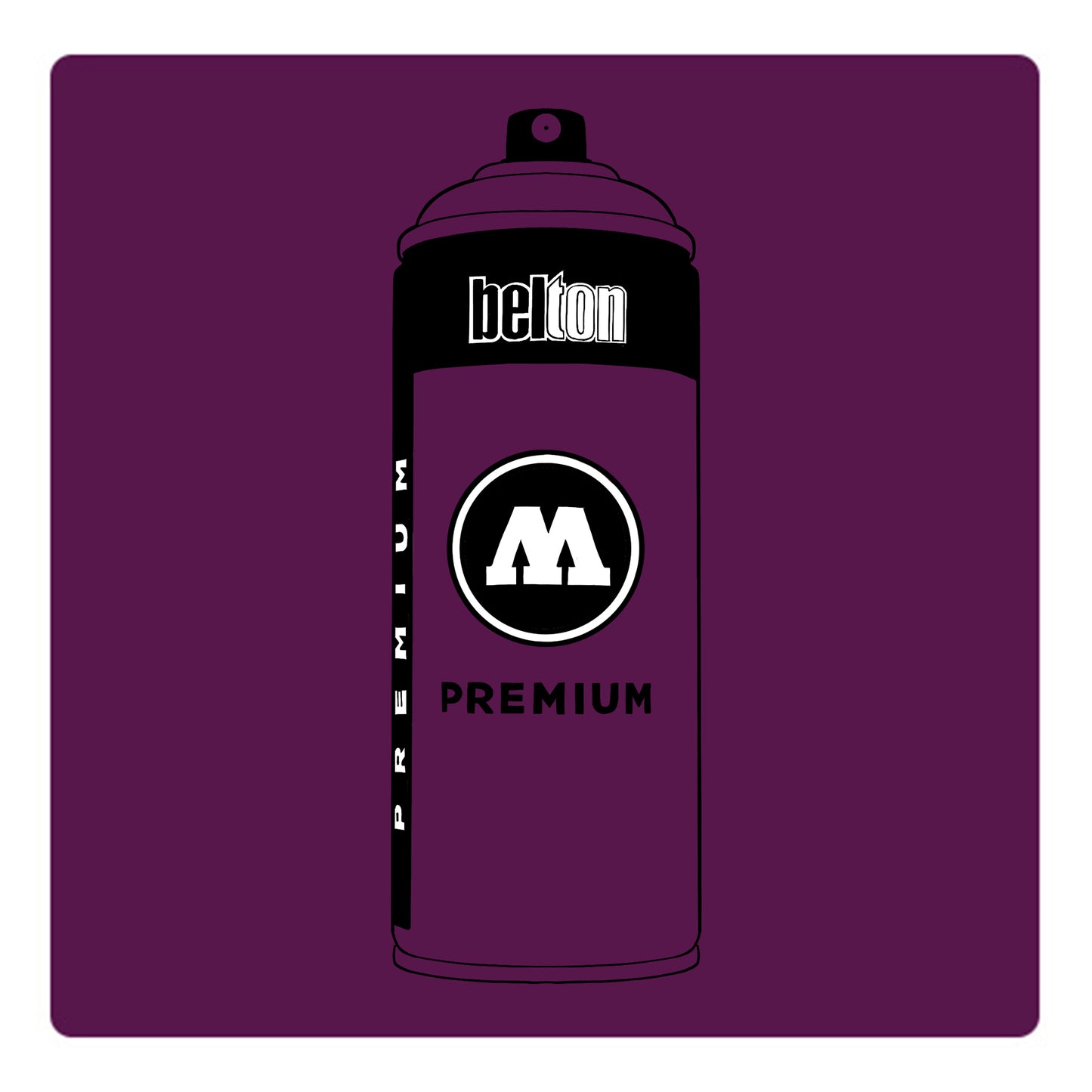 Belton Molotow premium spray paint in color MACrew Purple