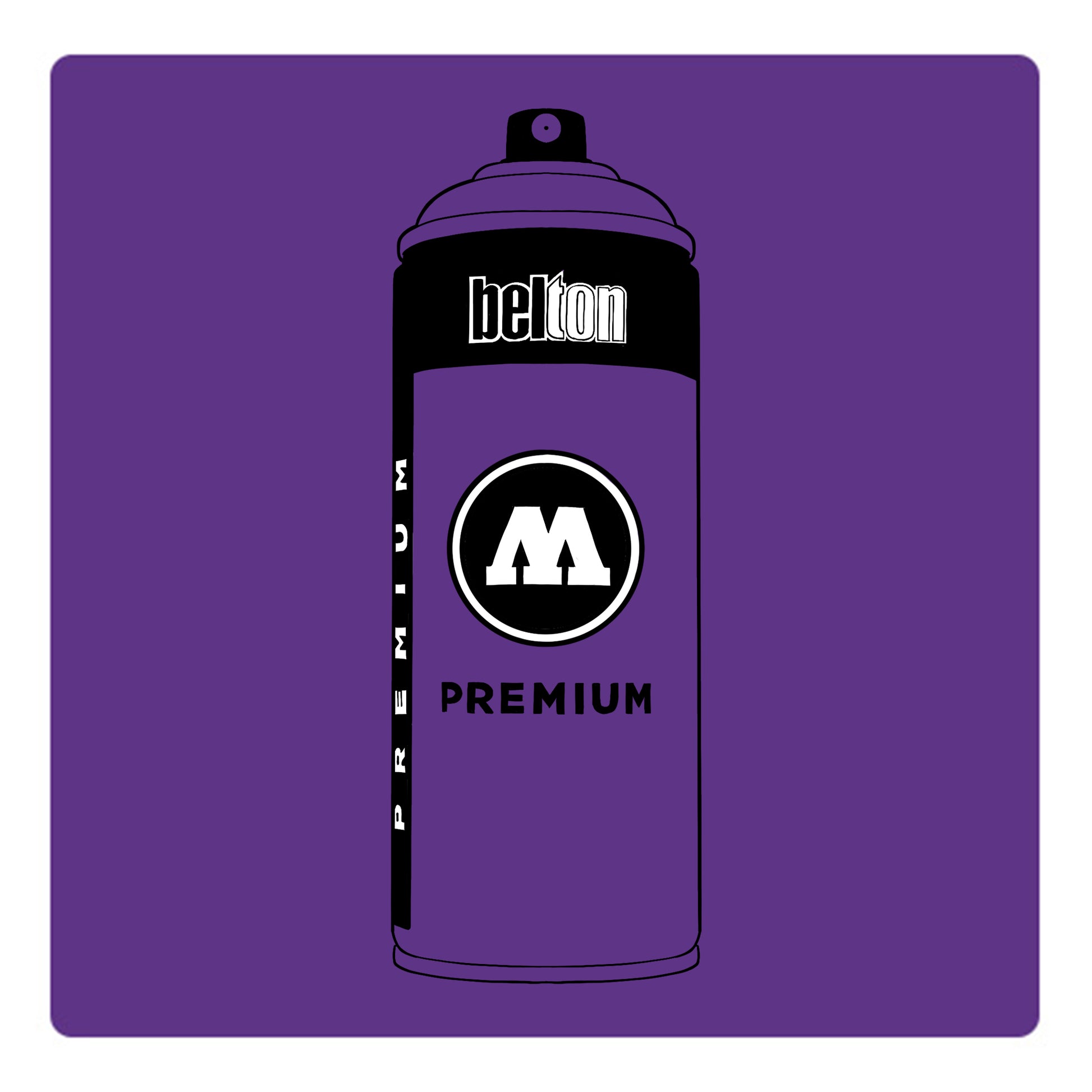 Belton Molotow premium spray paint in color Blackberry Purple