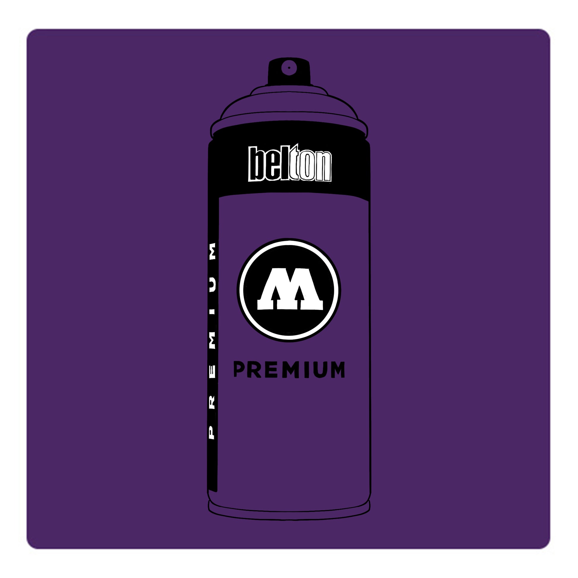 Belton Molotow premium spray paint in color Current Violet