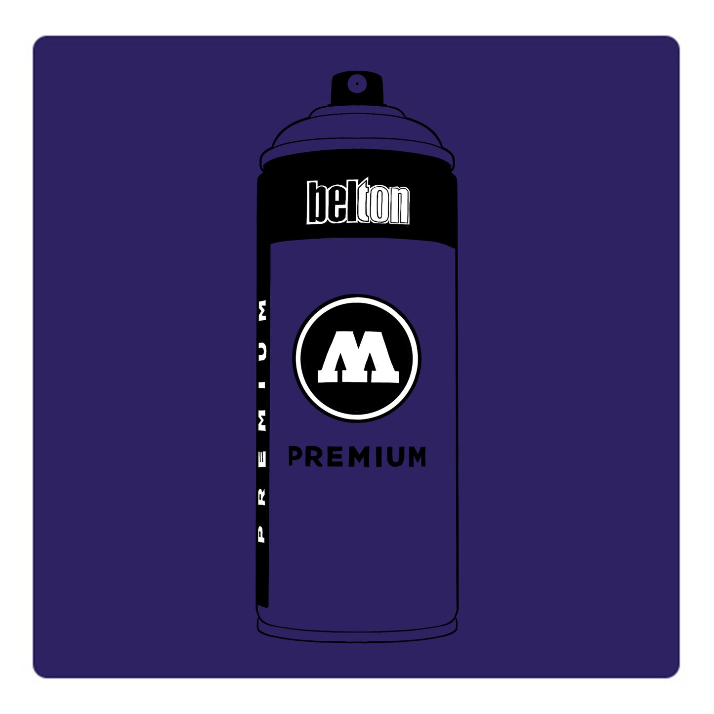 Belton Molotow premium spray paint in color Violet Dark