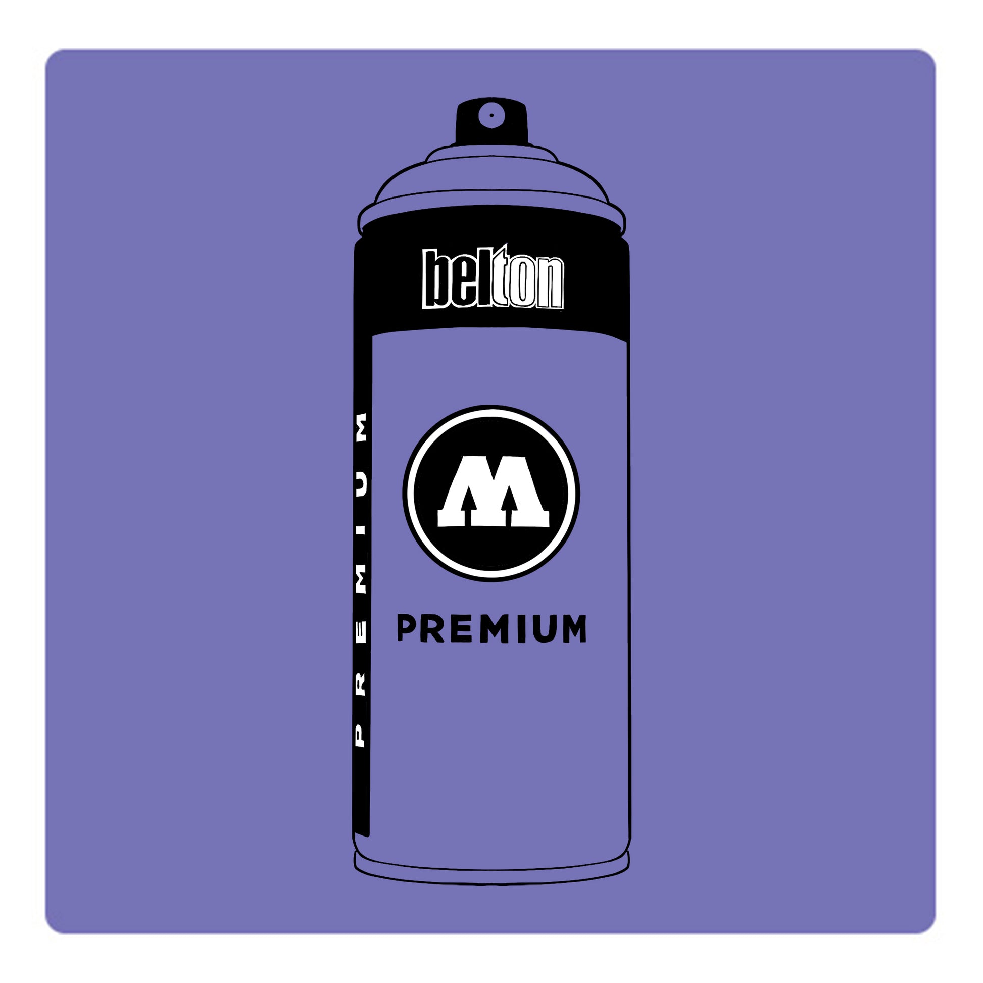 Belton Molotow premium spray paint in color Viola Middle