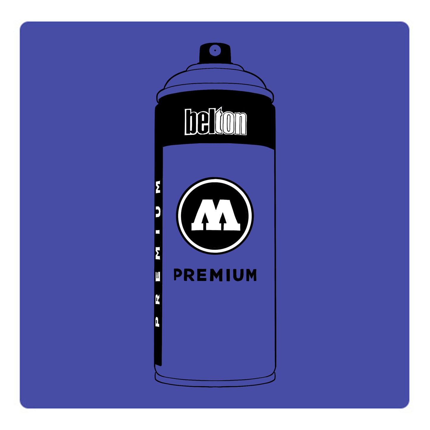 Belton Molotow premium spray paint in color Viola Dark