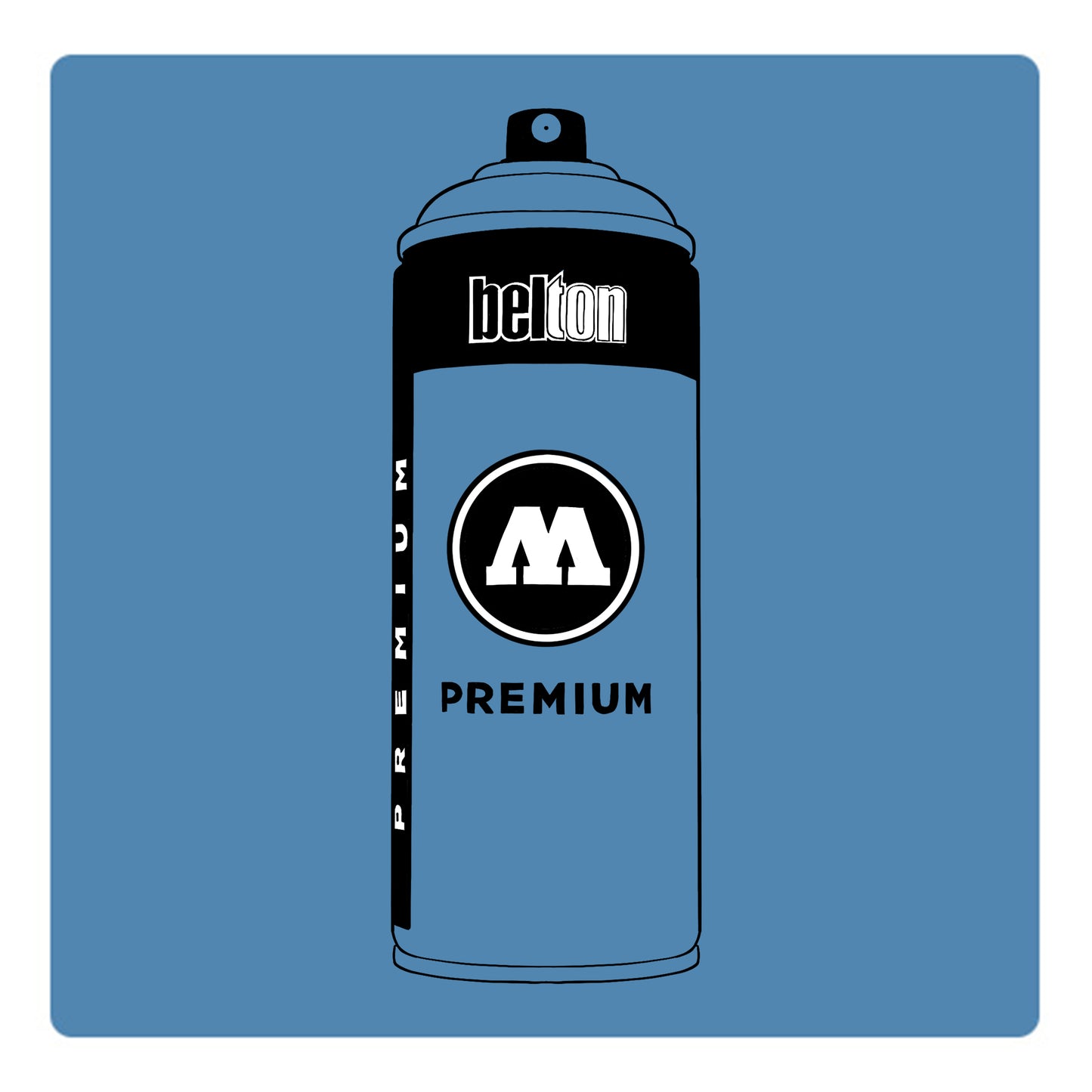 Belton Molotow premium spray paint in color Jeans Blue 100
