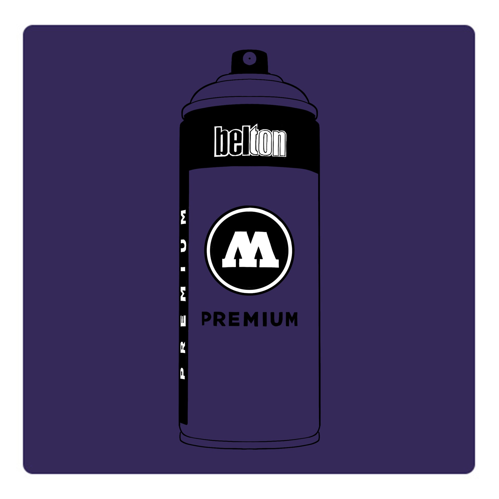 Belton Molotow premium spray paint in color Nasty Sons Plum