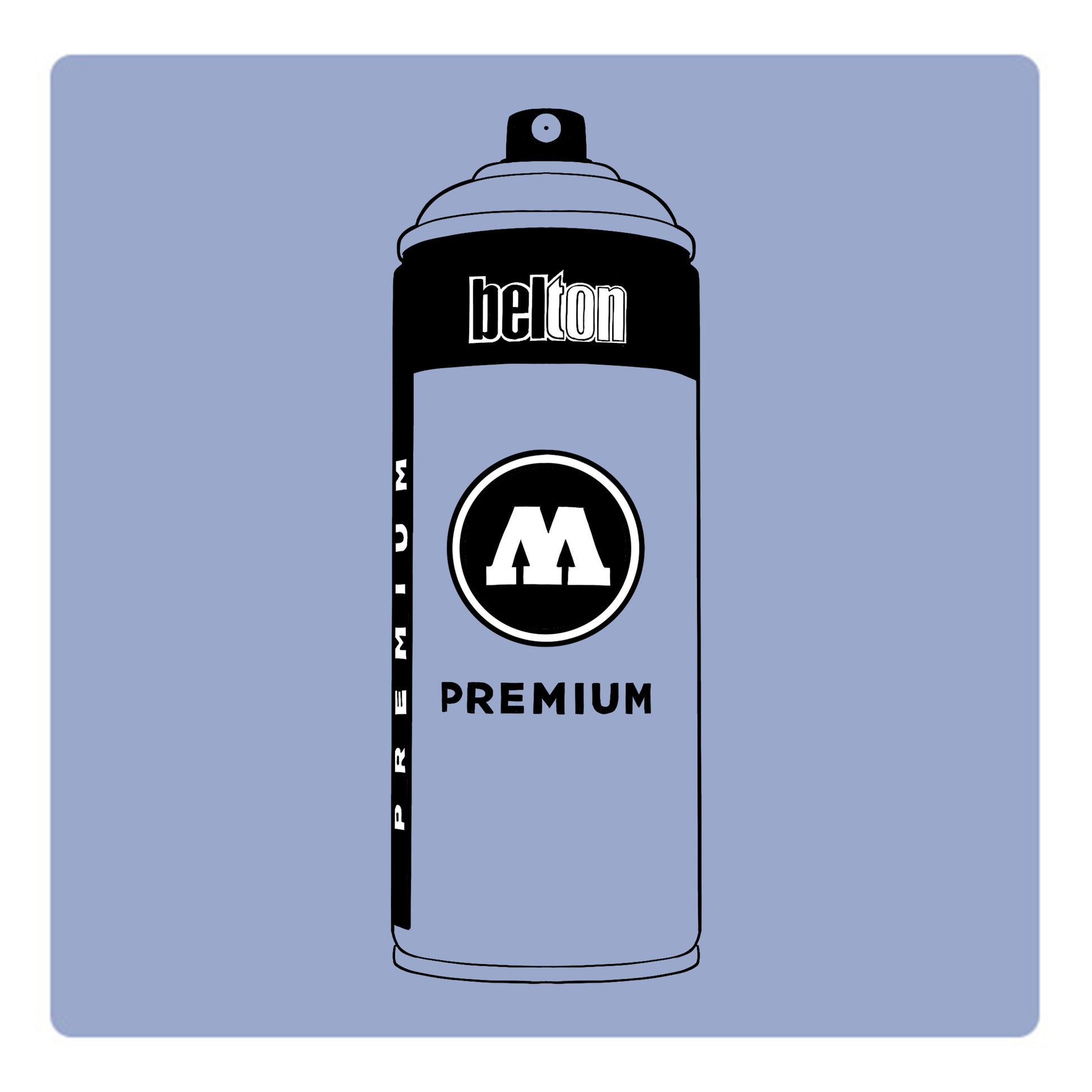 Belton Molotow premium spray paint in color Pigeon Blue Middle 86