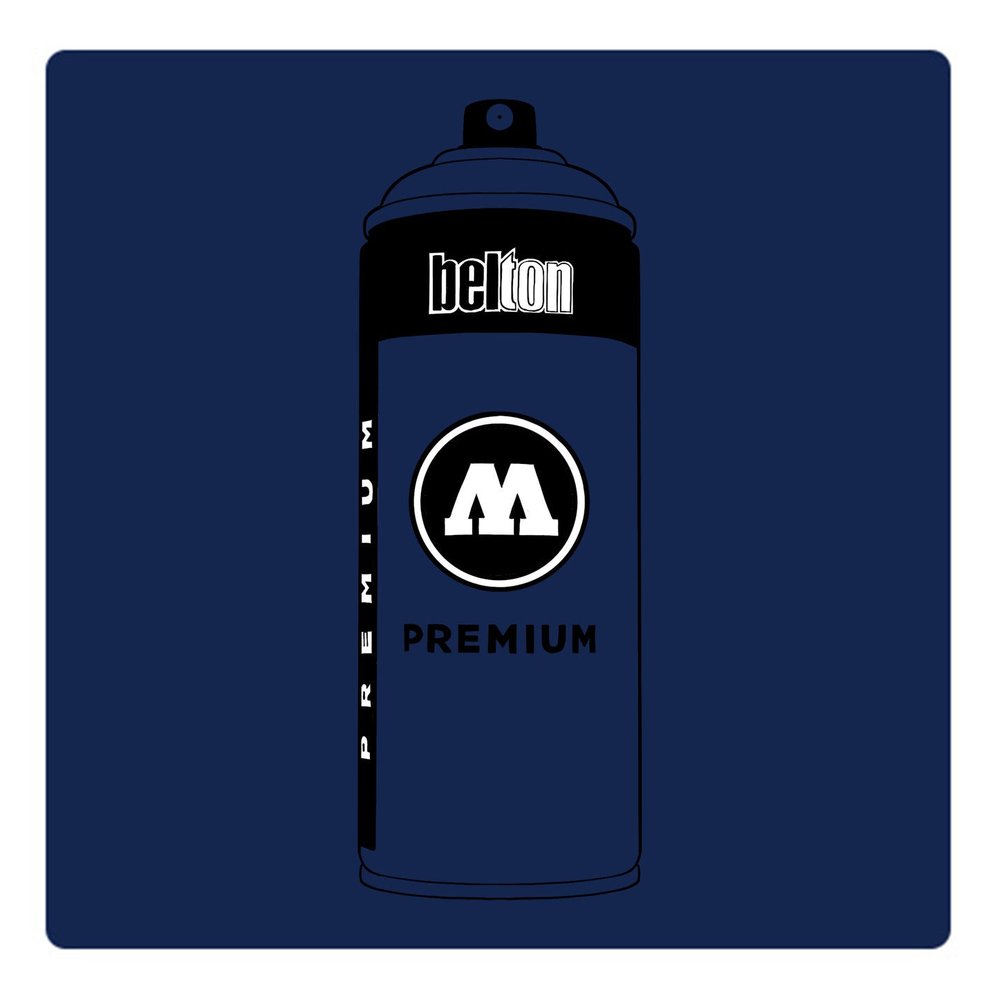 Belton Molotow premium spray paint in color Sapphire Blue