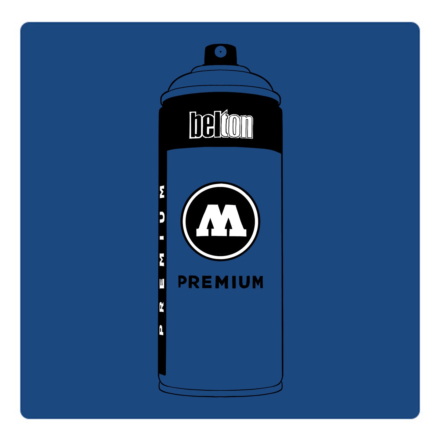 Belton Molotow premium spray paint in color Tulip Blue 97