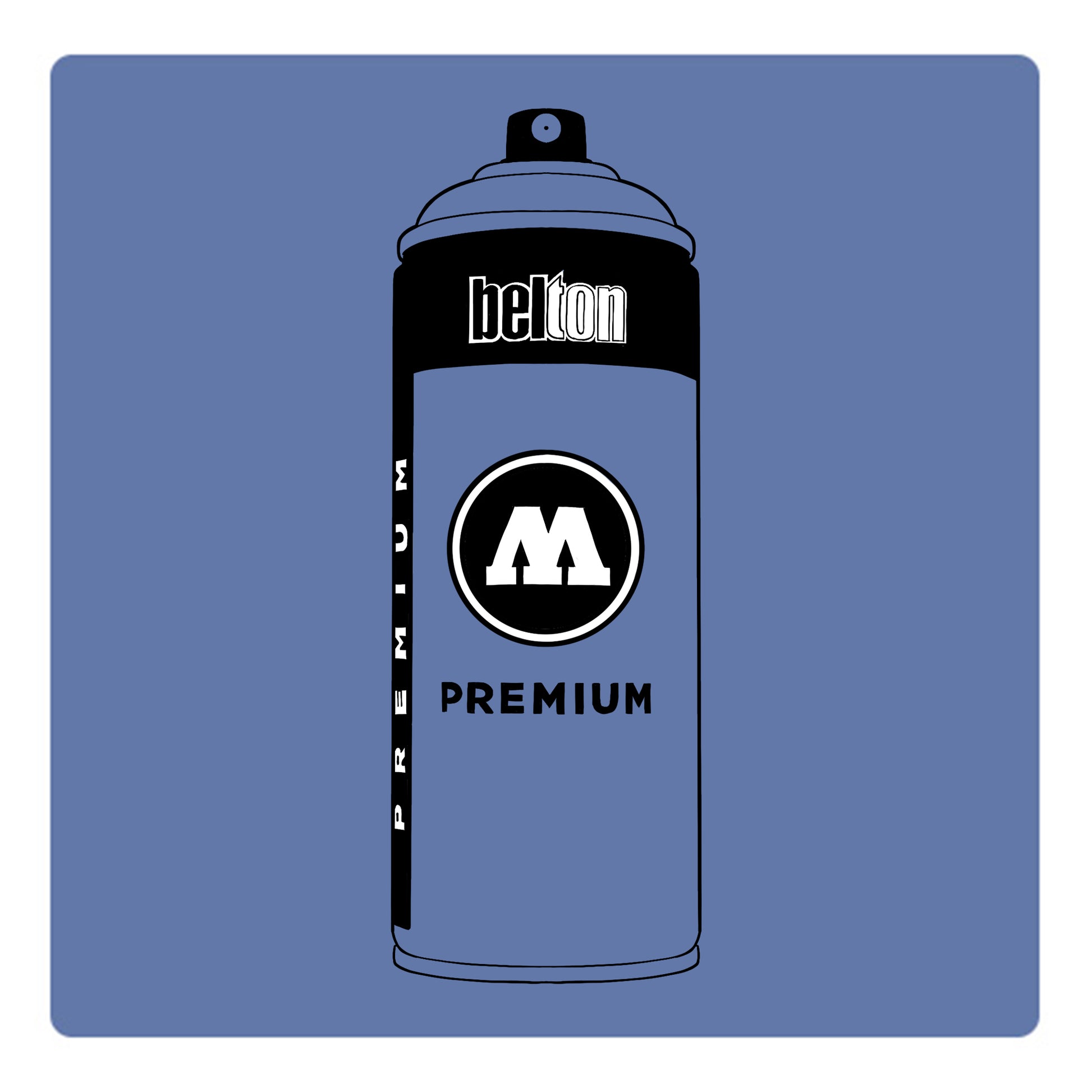 Belton Molotow premium spray paint in color Blueberry light 88