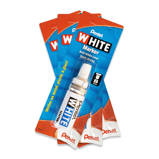 Carded Pentel White marker 100W