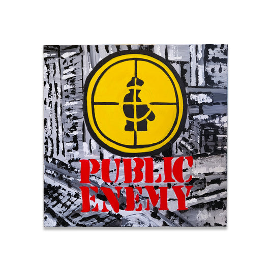 Painting of Public enemy album cover