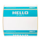 white and light blue montana sticker roll