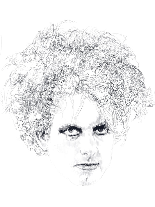 Robert Smith Portrait Print